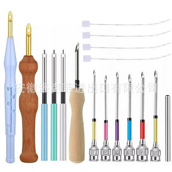 Craft with Ease Complete Embroidery Punch Needle Kit with Various Sizes