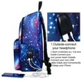 thumbnail image 4 of Meitianfacai 17" Backpack, Teenage Bookbag Backpack College Bookbag bag for Teens , Casual Daypack , Camping, Hiking and Travel, 4 of 7