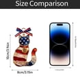 thumbnail image 6 of USA 250th Anniversary Ornament Acrylic 250th Cat Pendant USA Christmas Tree Ornament Patriotic American Ornaments Gift for Patriotic Collectors, 6 of 7