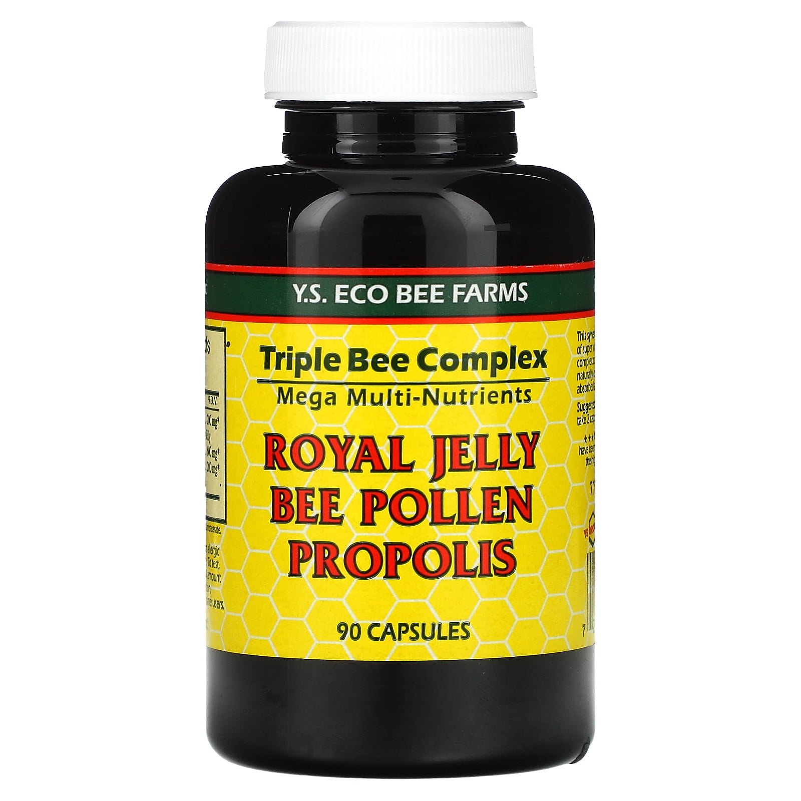 Y.S. Eco Bee Farms, Royal Jelly & Pollen, in Honey, 1.5 lbs (680 g