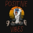 thumbnail image 2 of Men's Lion King Rafiki Positive Vibes Meditation  Graphic Tee Black Small, 2 of 5