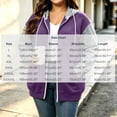 thumbnail image 4 of Women's Plus Size Zip Up Hoodie Color Block Long Sleeve Sweatshirt Jacket with Pockets for Fall Winter Outwear, 4 of 7