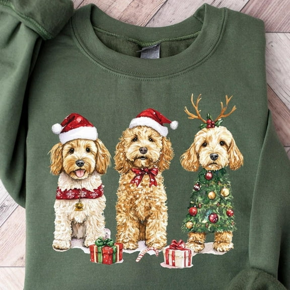 Velto Dog , Goldendoodle Sweatshirt, Doodle Mom Sweater, Goldendoodle Mom Tee, Dog Lover Gift, Golden Doodle Gift Sweatshirt Full Size S-5XL