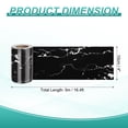 thumbnail image 2 of Uxcell Wood Grain Wallpaper Border 4" x 16.4ft Textured Frame Sticker, Black Cloud, 2 of 7