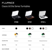 Fluance RT81+ Turntable and Ai81 Tower Speakers Bundle: High Fidelity Vinyl Playback & Powerful Stereo Sound, Integrated Amplifiers (Natural Walnut)