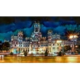 thumbnail image 2 of Gavidia, Pedro 18x12 Gold Ornate Wood Framed with Double Matting Museum Art Print Titled - Madrid Spain Cibeles Palace, 2 of 4