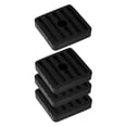 thumbnail image 1 of 4 Pcs Coussinets Anti-Vibration Universels en Caoutchouc pour Climatiseur Unité Extérieure Réduction de Bruit Tapis d'Isolation de Vibration Base de Montage, 1 of 8