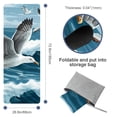 thumbnail image 4 of Seagull Yoga Blanket with Storage Bag, 72.8"x26.8", Suitable for Yoga, Pilates, Fitness, Gym Towels, Yoga Towels, Yoga Mat Towel, 4 of 6