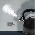 thumbnail image 3 of Emeril Lagasse 3.2 Quart/3 Liter Whistling Tea Kettle, Stainless Steel Whistling Tea Pot for Induction Stove Top, Fast to Boil Water for Home Kitchen Condo, with Ergonomic Cool Grip Handle, Black, 3 of 6
