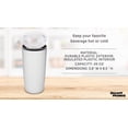 thumbnail image 4 of Plastic Tumblers 20 oz. Set of 6, Bulk Pack - With lids, Ice Coffee Tumbler, To Go Cup, Insulated - White, 4 of 5