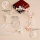 thumbnail image 3 of Accesorio para el cabello de niña de las flores, tocado de princesa, accesorios para el cabello de boda blancos para niños, diadema de flores con perlas para niñas y niñas de las flores, bandas para e, 3 of 3