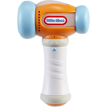 Little Tikes Count & Learn Hammer Soft and Textured Grip for Little Hands with Numbers Sounds Lights SFX Play Tool for Kids Toddlers Boys Girls Age 9+ months