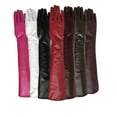 thumbnail image 3 of Eosunjian Gloves Full Finger Windproof Faux Leather Long Arm Gloves for Shopping, 3 of 13