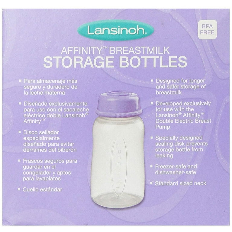 Lansinoh - Set of 4 BPA-Free Breast Milk Storage Bottles 