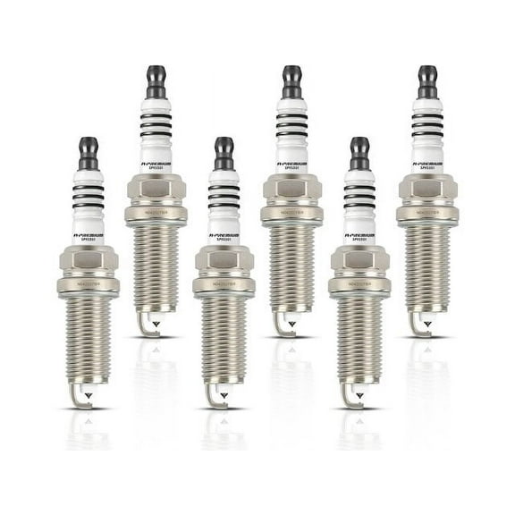 Spark Plug Set 6 - Compatible with 2014 - 2018 INFINITI Q50 3.5L V6 2015 2016 2017