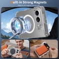 Front Access Computer Case Sanwo for Apple iPhone Duo Clear Case with Shockproof PC Back with ...
