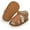 02 Brown, variant on Infant Baby Girl Boy Sandals Comfort Premium Summer Outdoor Casual Beach Shoes with Flower Bowknot Anti Slip Rubber Sole Newborn Toddler Prewalker First Walking Shoes