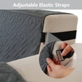 thumbnail image 4 of CHOK Housse Imperméable pour Canapé, Housses pour Sofa en L, Housse de Chaise Longue, Protège-Meubles Réversible, Housse pour Chien, Chat, Animaux de Compagnie, Enfants, Moyen, Gris Foncé, 4 of 9