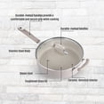 thumbnail image 4 of Mainstays 4.7QT Jumbo Cooker with Lid Heavy Gauge Ceramic, 4 of 6