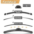 thumbnail image 3 of Feildoo Windshield Wiper Blades fit for Mercedes-Benz E550 2007 26" + 26" Car Front Window Beam Bracketless Wiper Blade (SET of 2), NO1606N, 3 of 9