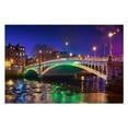 thumbnail image 2 of Awypu Wooden Jigsaw Puzzle Ireland Dublin Half Penny Bridge Eco-Friendly Wood 1000 PCS, 2 of 4