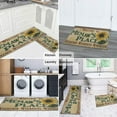 thumbnail image 6 of Kitchen Rugs and Mats Non Skid Washable Text Board Sunflower Flowers Kitchen Mat and Rug Set,Floor Cushion Waterproof Rug,Rubber Backed Area Rugs for Kitchen Laundry, 6 of 7