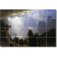 thumbnail image 1 of Ceramic Tile Mural-Albert Bierstadt Landscapes Painting 40. 25.5" w x 17" h using (24) 4.25 x 4.25 ceramic tiles, 1 of 3