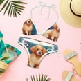 thumbnail image 6 of Pixel Dog Detachable Sponge Adjustable Strap Bikini Set Two-Pack for Any Summer Scene, 6 of 6