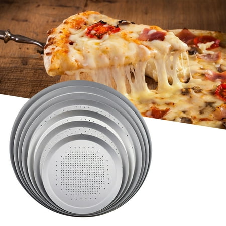 

Beechoice Pizza Crisper Pan Aluminum Alloy Non-Stick Round Tray Holes For Home Use