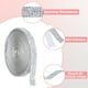 thumbnail image 3 of Cinta de cristal de strass, rollo de 5 filas de tiras de cristal autoadhesivas de color AB, 3 of 6