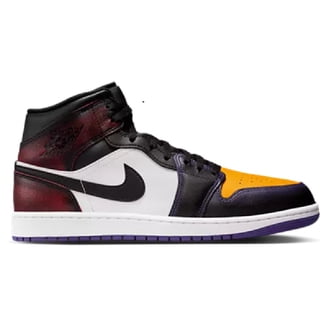 Men's Jordan 1 Mid Black/Iron Grey-White (DQ8426 001) - 11