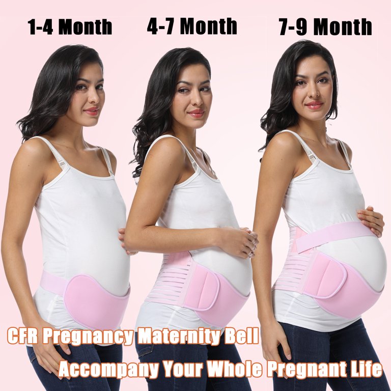 CFR Maternity Belt 3-in-1 Support, Belly Band Waist Abdominal Pregnancy  Belt for Back Discomfort Support