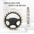 thumbnail image 3 of Uemuo Gnome and Surfing Printed Car Elastic Steering Wheel Cover - Universal Car Accessory for Diverse Cars Anti-Slip, and Comfortable- 15", 3 of 8