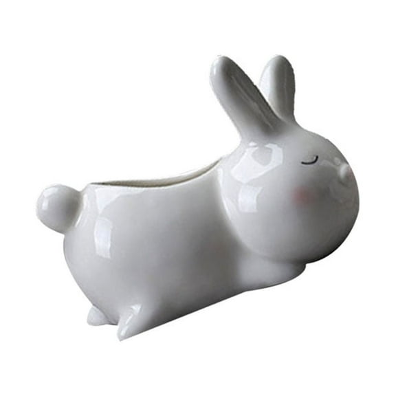 WHAMVOX  Ai Floral Ceramic Succulent Flower Pot Desk Ornament