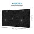 thumbnail image 4 of ZICANCN Gaming Mouse Pad, Horror Spider Cover Cobweb Large Mouse Mat Desk Pad, Keyboard Mouse Mat, 15.8x29.5 inch, 4 of 9