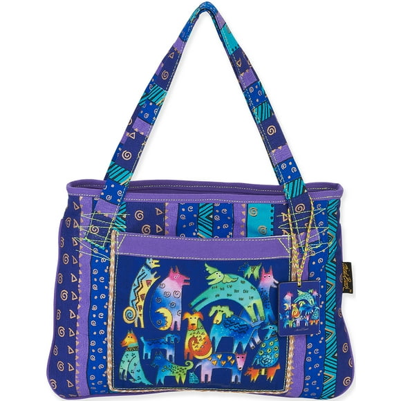 Medium Tote 15"X11"-Mythical Dogs