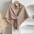 thumbnail image 2 of Shawl Wraps Women Knitted Shawl Cardigan Cape Wool Shoulder Top Sweater Scarf, 2 of 5