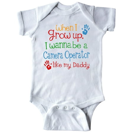 

Inktastic Future Camera Operator Like Daddy Gift Baby Boy or Baby Girl Bodysuit