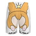 thumbnail image 6 of Naloa Prince Corgi Dog Men's Beach Shorts, Surfing shorts, Swim trunks, Quick Dry Swim Trunks for Surfing Beach Fun - Small, 6 of 9