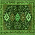 thumbnail image 1 of Ahgly Company Indoor Square Persian Green Traditional Area Rugs, 3' Square, 1 of 1