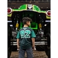 thumbnail image 6 of Monster Jam Boys Graphic Baseball Button Down Jersey with Short Sleeves, Sizes 4-12, 6 of 8