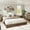 Walnut-King, variant on Gaderth Platform Bed Frame,7.68” Height Wooden Bed Platform,Easy Tool Free Set Up,Sturdy Wooden Support Slats,Floor Standing Design, Easy Assembly