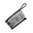 thumbnail image 1 of Fiudx Pinza para El Pelo Tipo Plátano, Peine Antideslizante de 20 Dientes, Accesorio Elástico para El Cabello, Diseño Cómodo y Duradero, Estilo Clásico y Elegante, Ideal para Bodas, Fiestas y Uso Dia, 1 of 2