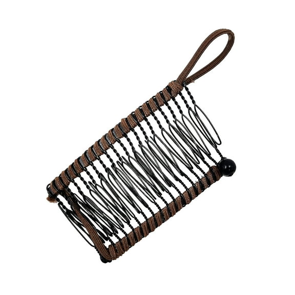 PPgejGEK Anti-Slip Hair Clip Banana Hair Clip Elastic Hair Accessory 20 Teeth Banana Comb Hair Clip for Thick Wavy Natural Curls for Valentine's Day Mother's Day Christmas Birthday Gifts