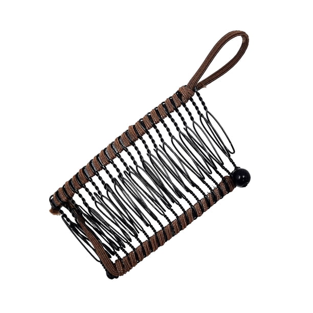 Fiudx Pinza de Plátano para El Cabello, Peine Elástico, Pinza de Garra Duradera, Solución para Cabello Grueso y Ondulado, Herramienta de Peinado para Uso Diario, Regalo para Mujeres y Niñas, Diseño d