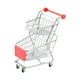 thumbnail image 1 of Mini carro de mano de supermercado de 2 niveles Sunnimix carrito de compras juguetes Rojo, 1 of 8