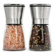 Home EC Salt and Pepper Grinder Set, Salt Mills or Pepper Mill Set of 2