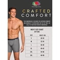 thumbnail image 3 of Fruit of the Loom Men's Boxer Briefs Crafted Comfort Stretch 12-Pack Assorted Medium, 3 of 7