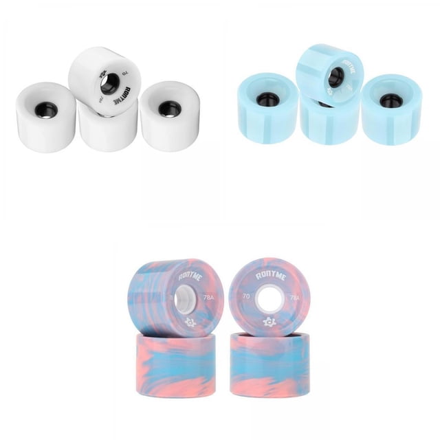 12 Uds ruedas de monopatín duraderas rodillo 78A accesorios de rueda de crucero Zulema Ruedas de patineta