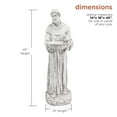 thumbnail image 4 of Alpine Corporation Saint Francis Birdbath Statue for Lawn and Garden, 4 of 17